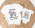 Personalized Mom & Baby Matching Elephant T-Shirts - Custom Names, Our First Mother's Day Gift Idea - Perfect for Mother's Day