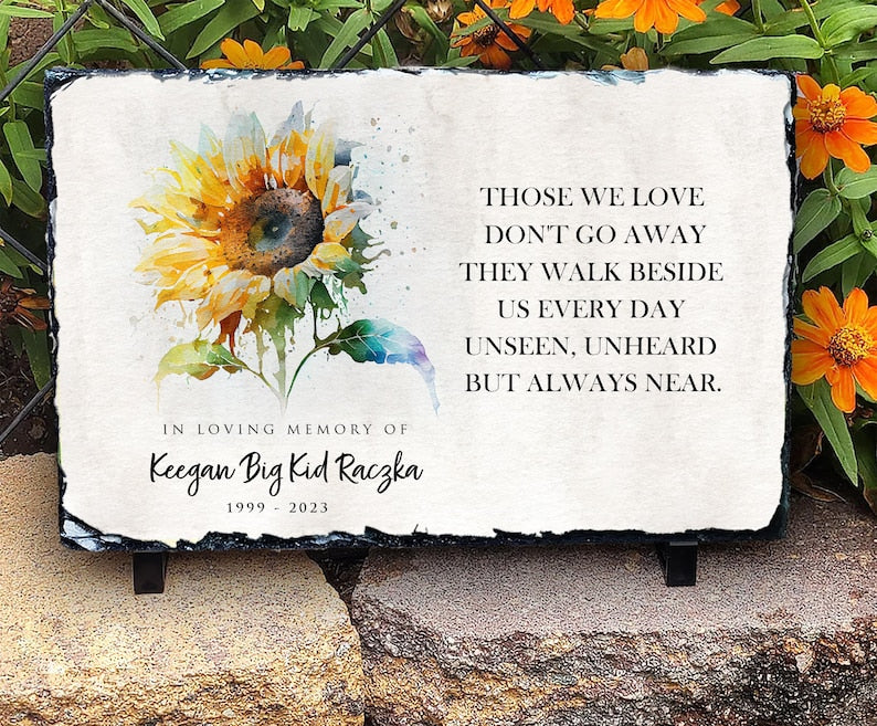 Memorial Stone, Human Memorial Stone, Personalized Sympathy Gift, Memorial Garden Stone, Funeral Gift, Grave Marker, Personalized Memorial