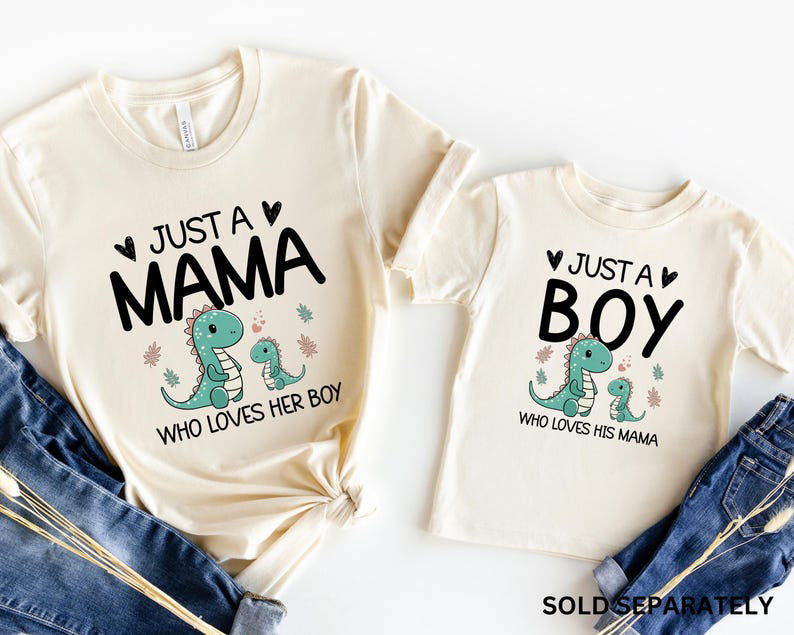 Mommy and me Matching First Mother's Day Shirts, Mother and Son Shirts, Mama and baby Boy Shirts, 1st Mother's Day Gift, Gift For New Mom