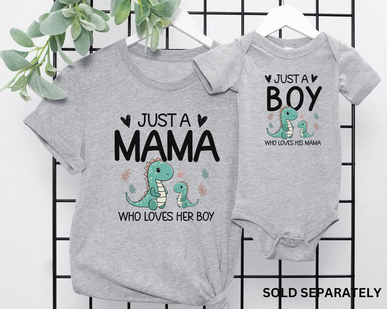 Mommy and me Matching First Mother's Day Shirts, Mother and Son Shirts, Mama and baby Boy Shirts, 1st Mother's Day Gift, Gift For New Mom