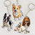 Personalized Pet Lovers Gifts, Custom Pet Portrait Keychain, Pet Photo Keychain, Custom Dog Photo Keychain, Mother's Day Gift For Dog Mom