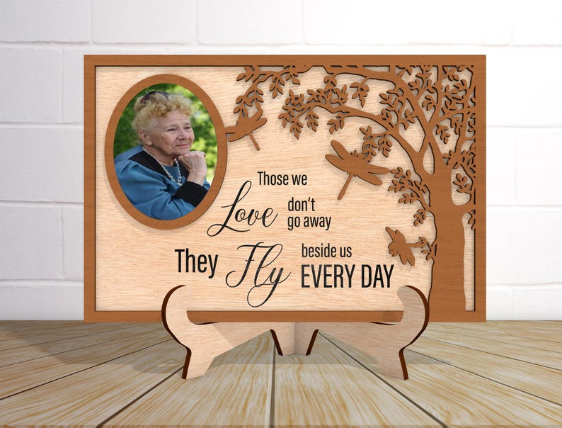 Personalized Memorial Wood Sign, Tree Memorial Sign,Loss Of Loved One, Memorial Gifts