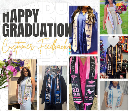 Customized Nursing Stole, Nursing Graduation Stole, RN Stole Nursing Stole Graduation 2026, Nursing Graduation, Nursing Stole Graduate 2026