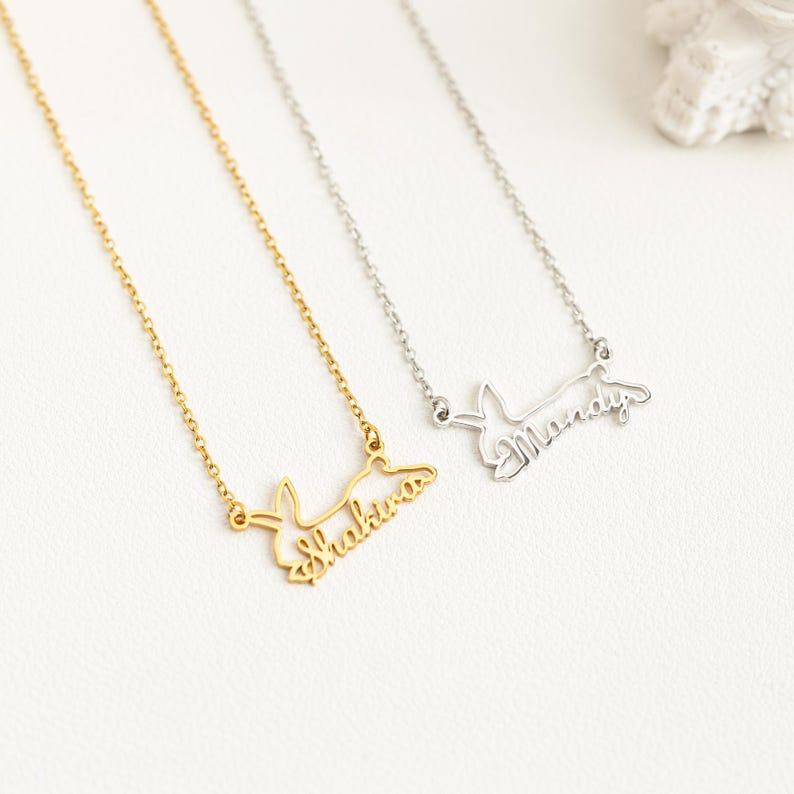 Custom Name Rabbit Necklace, Personalized Name Bunny Necklace, Easter Necklace, Bunny Necklace Easter Jewelry, Rabbit Lover Gift
