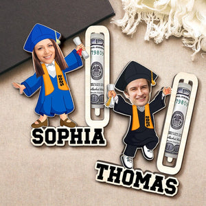 Personalized Graduation Gift, Custom Photo Graduation Money Holder, Grad Money Holder, Class Of 2025 Gift For Daughter, Graduation Keepsake