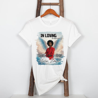 Personalized Memorial T-Shirt: Custom Funeral Remembrance Shirt, RIP Tshirt Sweatshirt Hoodie Custom memorial Apparel For Family members