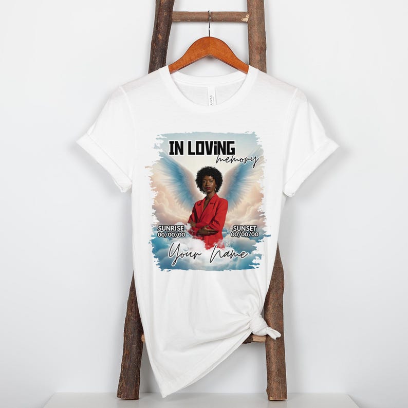 Personalized Memorial T-Shirt: Custom Funeral Remembrance Shirt, RIP Tshirt Sweatshirt Hoodie Custom memorial Apparel For Family members