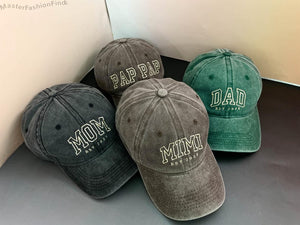 Personalized Dad Embroidered Hat | Custom Grandpa Hat with Est Year | Vintage Baseball Cap for New Dad | Father's Day Gift for Dad, Papa il_794xN.6734881615_2sbw.jpg