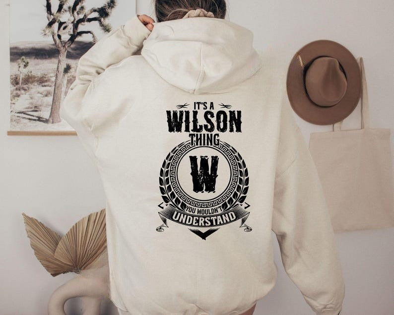 Custom Name Hoodie, Personalization Sweatshirt, It's A Your Name Thing You Wouldn't Understand Hoodie, Custom Gift for Men, Gift for Him