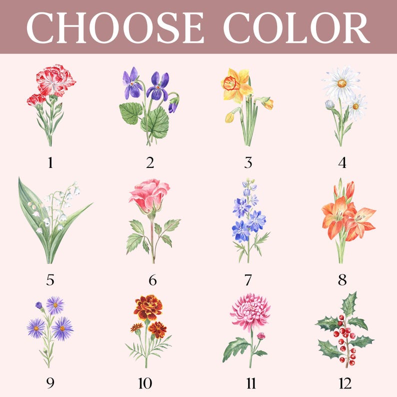 Customized Birthday Flower 3D LED Night Light, Mothers Day Gifts For Grandma, Grandma Garden With Kids Name Gifts, Gift From Grandkids