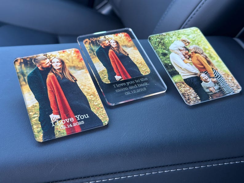Add Your Own Photo Car Visor Clip, Sun Visor Picture Clip, Car Photo Decor Family Portrait Visor Clip, Drive Safe Daddy Gift for Fathers Day