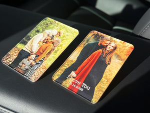 Add Your Own Photo Car Visor Clip, Sun Visor Picture Clip, Car Photo Decor Family Portrait Visor Clip, Drive Safe Daddy Gift for Fathers Day