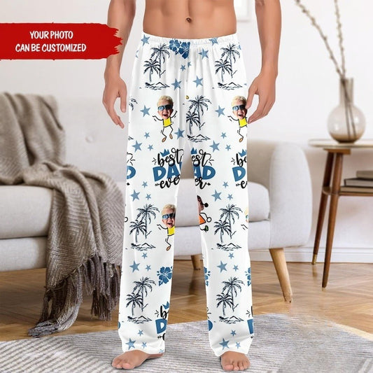 BEST DAD EVER Pajama Pants with Faces, Christmas Gifts for Dad Mom, Women Pajama Pants, Personalized Pajamas with Face, Custom Face Pants il_794xN.6745934690_h79q_1.jpg