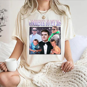 30th Birthday Shirt, Custom Photo Text And Name, 30th 40th Birthday Gift, Gift For Bestfriend, Vintage 1995 Shirt