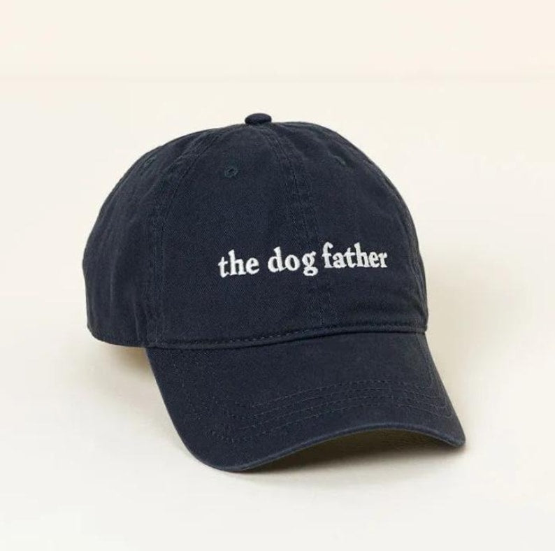 The Dog Father Embroidered Hat, Personalized Dog Dad Hat, Embroidered Baseball Cap, Custom Pet Lover Gift, Mother s Day, Father's Day Gift