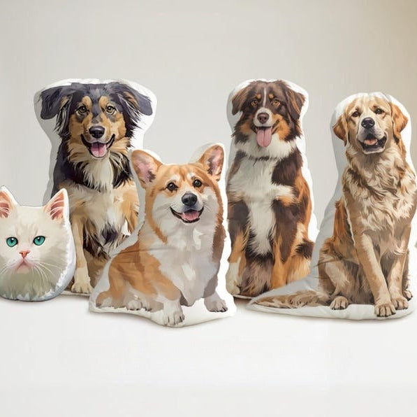 Custom Pet Pillow Using Pet Photo Custom Shaped Cat Dog Pillow New Launch Sale Personalized Shaped Pillow Custom 3D Shape Pet Pillow Gift