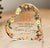 Personalised 35th Wedding Anniversary Gift Coral Anniversary Present Heart-Shaped Acrylic Plaque Custom Keepsake with Names & Date Floral