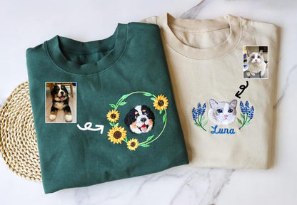 Embroidered custom pet sportswear, custom embroidered dog sportswear, unisex round neck, hoodie, unisex T-shirt, pet lover gift il_794xN.6763959660_iezx.jpg