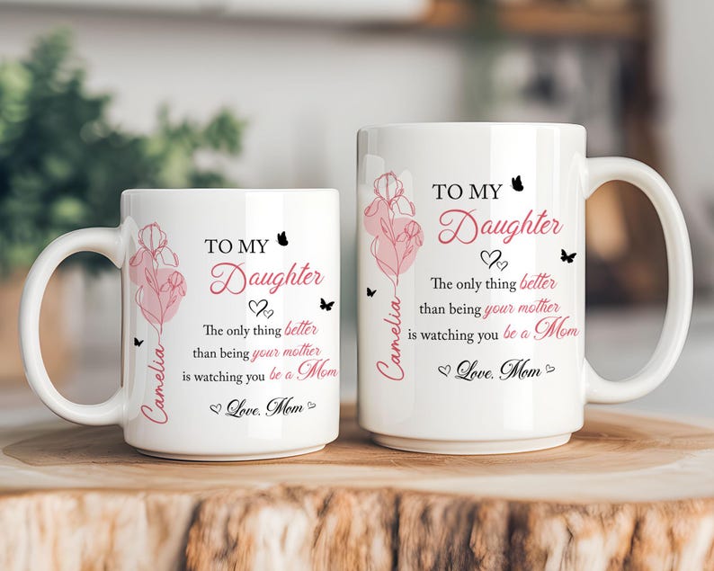 Mother Daughter Gift, To My Daughter Coffee Mug, The Only Thing Better Than Being Your Mother, Mothers Day Gift for Daughter, New Mom Gift