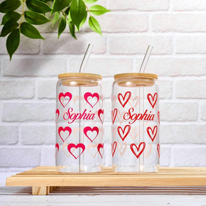 Personalized Birth Flower Tumbler With Name, Coffee Cup, Mothers Day, Birth Flower Glass, Gifts for Her, Bridesmaid Proposal, Party Favor