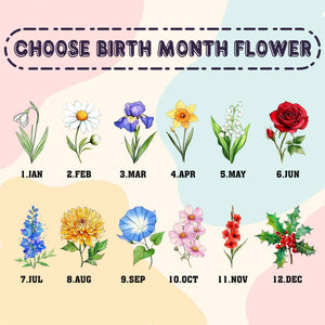 Personalized Mother's Day Suncatcher, Custom Birth Flower, Mom s Bunch Gift, Mason Jar Window Hanging, Mother's Day Gift, Nana's Blessings