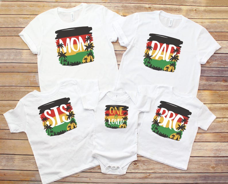 First Reggae Birthday Family Matching Shirts, One and Loved Birthday Shirt, First Birthday Matching Shirts, Reggae Birthday Shirts