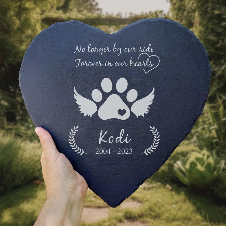 Dog Loss Gift, Dog Memorial Garden Stone, Pet Memorial Gift, In Memory, Bereavement Gift, Dog Pet Loss, Dog Headstone, Cat Memorial