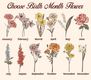Personalized Gifts for Mom, Custom Grandma's Garden, Birth Month Flower Night Light, Mother's Day Gift Grandma Gifts, Mom Birthday Gifts