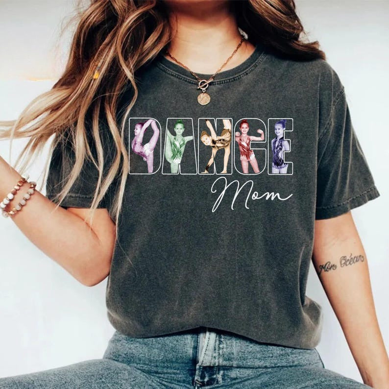Dance Mom Custom Photo Shirt, Personalized Picture Dance T-Shirt, Cheer Mom Tee, Ballet Mom Shirt, Customized Dance Mama Sweatshirt