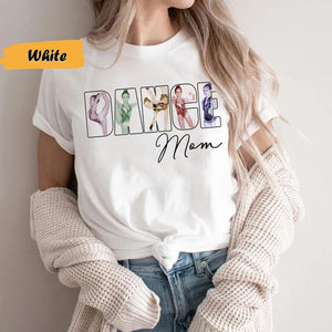 Dance Mom Custom Photo Shirt, Personalized Picture Dance T-Shirt, Cheer Mom Tee, Ballet Mom Shirt, Customized Dance Mama Sweatshirt