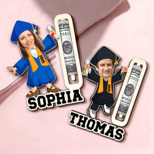 Personalized Graduation Gift, Custom Photo Graduation Money Holder, Grad Money Holder, Class Of 2025 Gift For Daughter, Graduation Keepsake