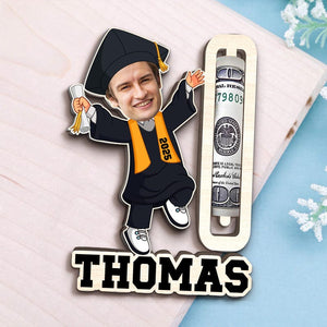 Personalized Graduation Gift, Custom Photo Graduation Money Holder, Grad Money Holder, Class Of 2025 Gift For Daughter, Graduation Keepsake
