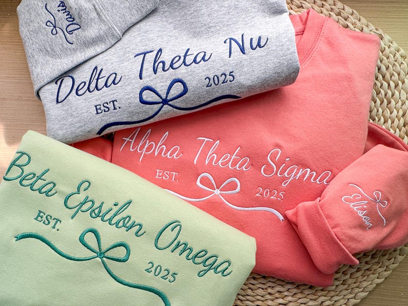 Custom Embroidered Girl's Trip 2025 Sweatshirt, Coquette Bow Shirt, Coquette Sorority Hoodie, Besties Gifts For Her, Gift For Girl il_794xN.6780975017_9w3g.jpg