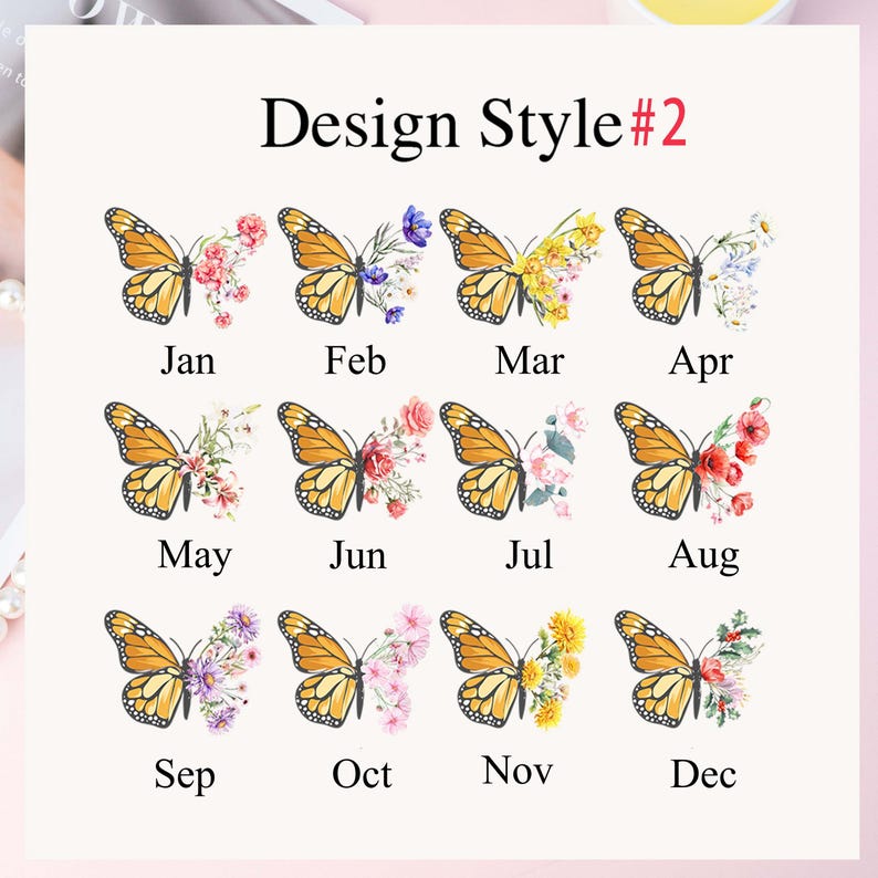 Custom Name Jewelry Dish,Personalised Butterfly Trinket Dish with Flower,Birdesmaid Gift,Birth Flower Ring Dish,Birthday Gift for Mom,Her