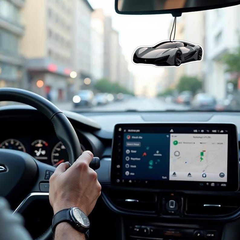 Personalised Air Freshener from Photo - Custom Car Air Freshener With Picture - Car Accessory for Dad