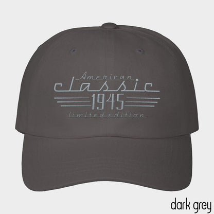 80th Birthday Gift for Men,Limited Edition 80th Birthday Hat, Born in 1945 Car Lover Hat,Grandpa 80th Birthday Gift,Dad 80th Birthday Gift