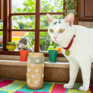 Custom 16oz Pet Photo Can Glass Cup, Personalized Iced Coffee Portrait Mug Christmas Trend Gift for Dog Lover, Boho Cat Cup with Lid &Strawt