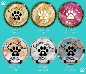 Garden Pet Memorial Stone, Handcrafted Tribute for Dogs & Cats, Pet Loss Sympathy Gift