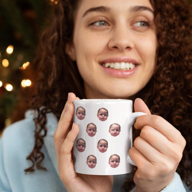 Baby Face Mug, Personalized Face Mug, Your Dogs Face Mug, Your Husband's Face Mug, Father's Day Gift, Mother's Day Gift, Baby Photo