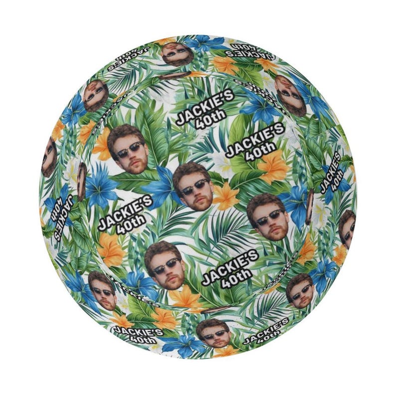 Custom 40th Birthday Face Hawaiian Shirt: Personalized Party Apparel