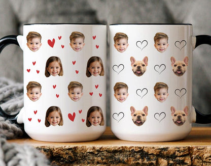 Custom coffee mug, custom photo mug, personalized cup, personalized baby mug,Custom baby face mug,Grandma gift, Grandpa gift,photo mug gift