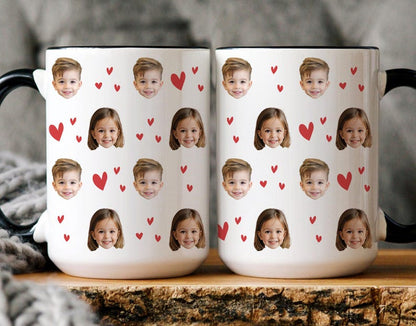 Custom coffee mug, custom photo mug, personalized cup, personalized baby mug,Custom baby face mug,Grandma gift, Grandpa gift,photo mug gift