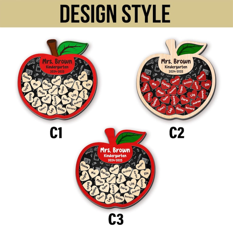 Personalized Teacher Apple Magnet, Thank You Teacher Gifts, End Of Year Gifts, Teacher Apple Sign, Teacher Appreciation Gift From Student