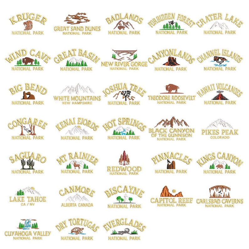 National Park Embroidered Cap Washed Cap Park Hat Travel Hat Baseball Hat Nature hat Camping Hat Road Trip Hat Mountain Hat Hiking Cap il_794xN.6790951098_du24.jpg