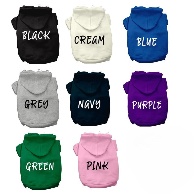 Custom Dog Hoodie, Personalized Dog Clothes, Name Pet Hoodie, Personalized Dog Sweatshirt, Dog Sweater, Dog Coat, Pet Sweater, Coat for Dog