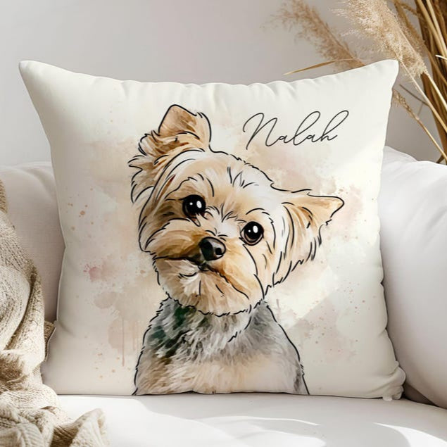 Personalized Pet Memorial Gift, Dog Memorial Pillow, Custom Loss of Pet Sympathy Gift with Pets photo, Pet Loss Gift for Dog Cat Lover