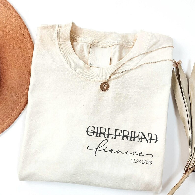 Custom Fiance and Fiancee Shirts, Engagement Shirts for Couples, Future Mr. and Mrs., Engagement Gift, Fiance Shirt, Gift for Fiancee