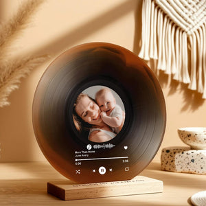 Custom Vinyl Record Gift for Mom - Mom Acrylic Plaque - Music Art Gift for Mom - Mothers Day Gift - Present for Mother - Gift from Daughter