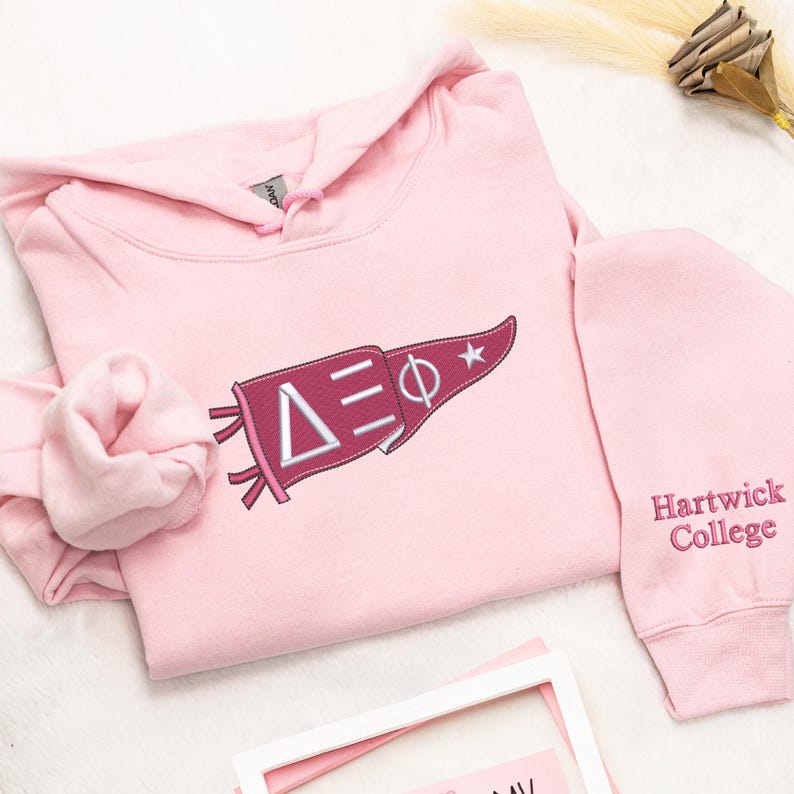 Custom Sorority Hoodie with Greek Letters Pennant, Embroidered Moms Day 2025 Gift, Graduation or Greek Life Crewneck for College Events il_794xN.6798431021_bq8e.jpg