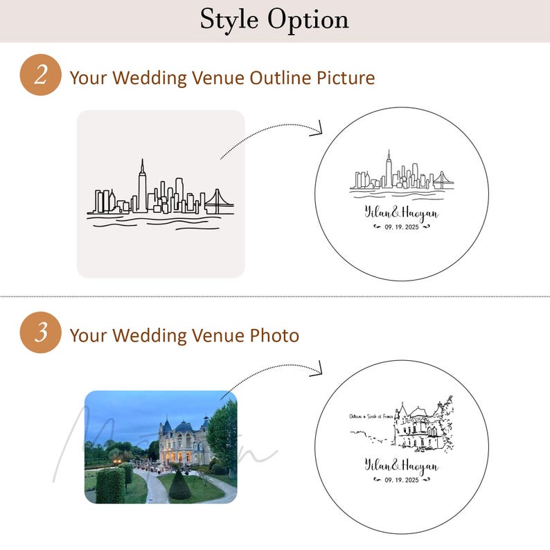 Destination Wedding Skyline Jewelry Dish, Wedding Venue Outline Ring Dish, Custom Wedding City/Hotel Trinket Dish, Just Engaged Gift